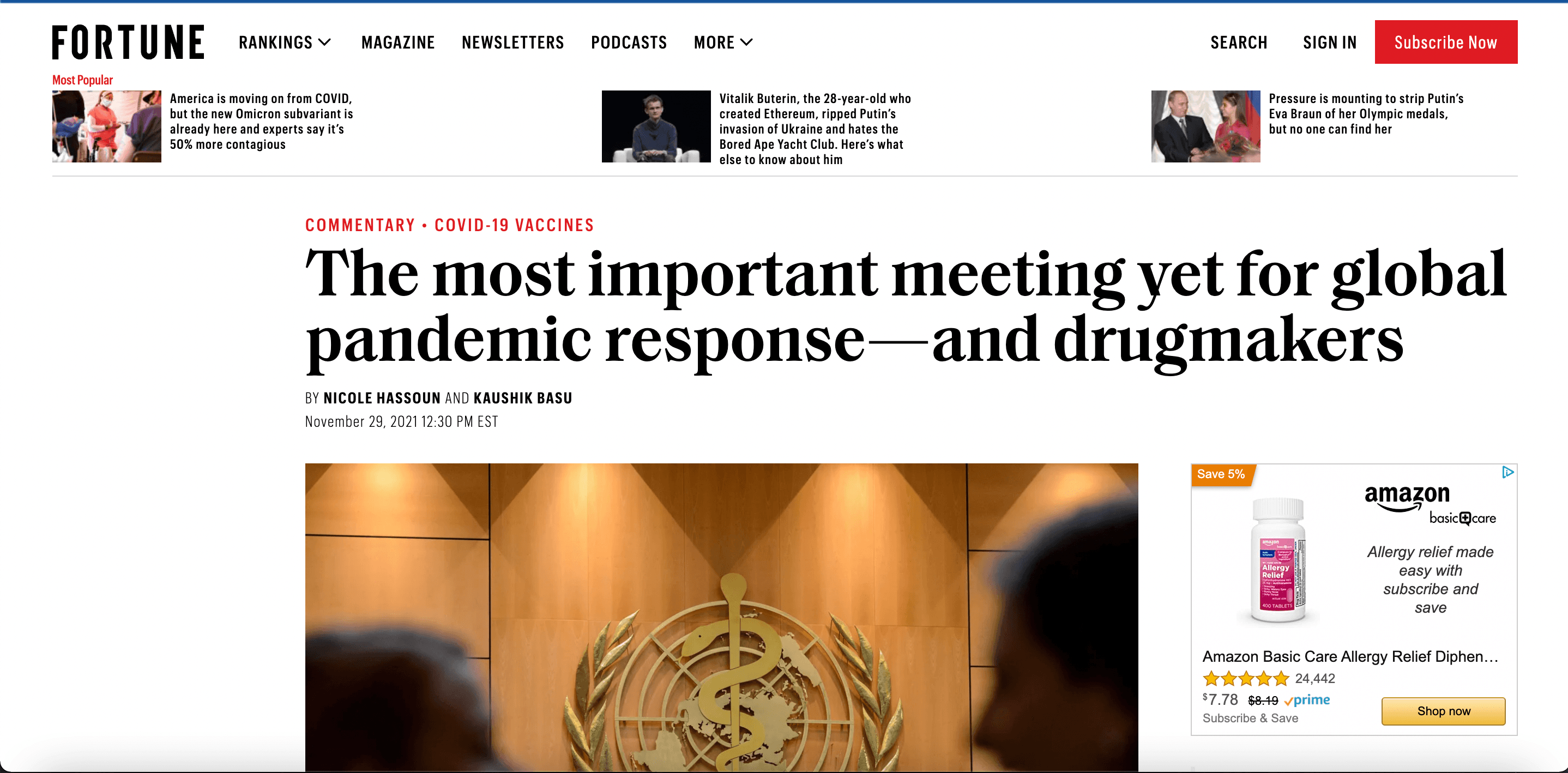 The most important meeting yet for global pandemic response—and drugmakers
